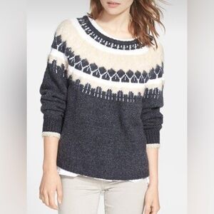 J Brand Fair Isle Sweater
